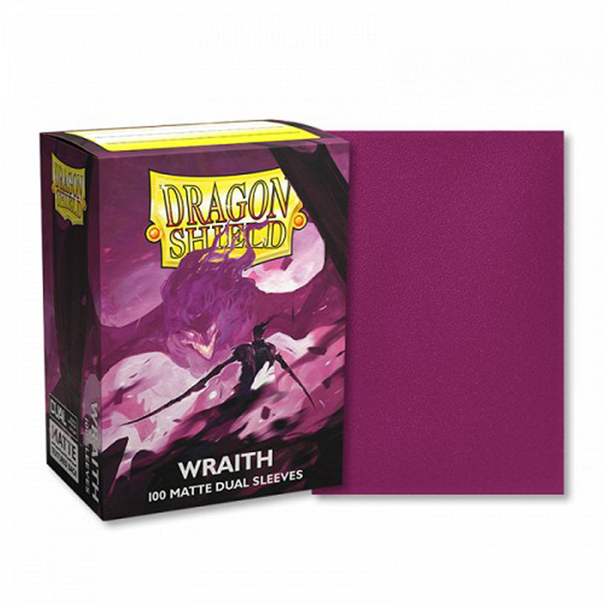 Dragon Shield – Bustine Standard 100 Matte Dual Sleeves (Wraith) image 0