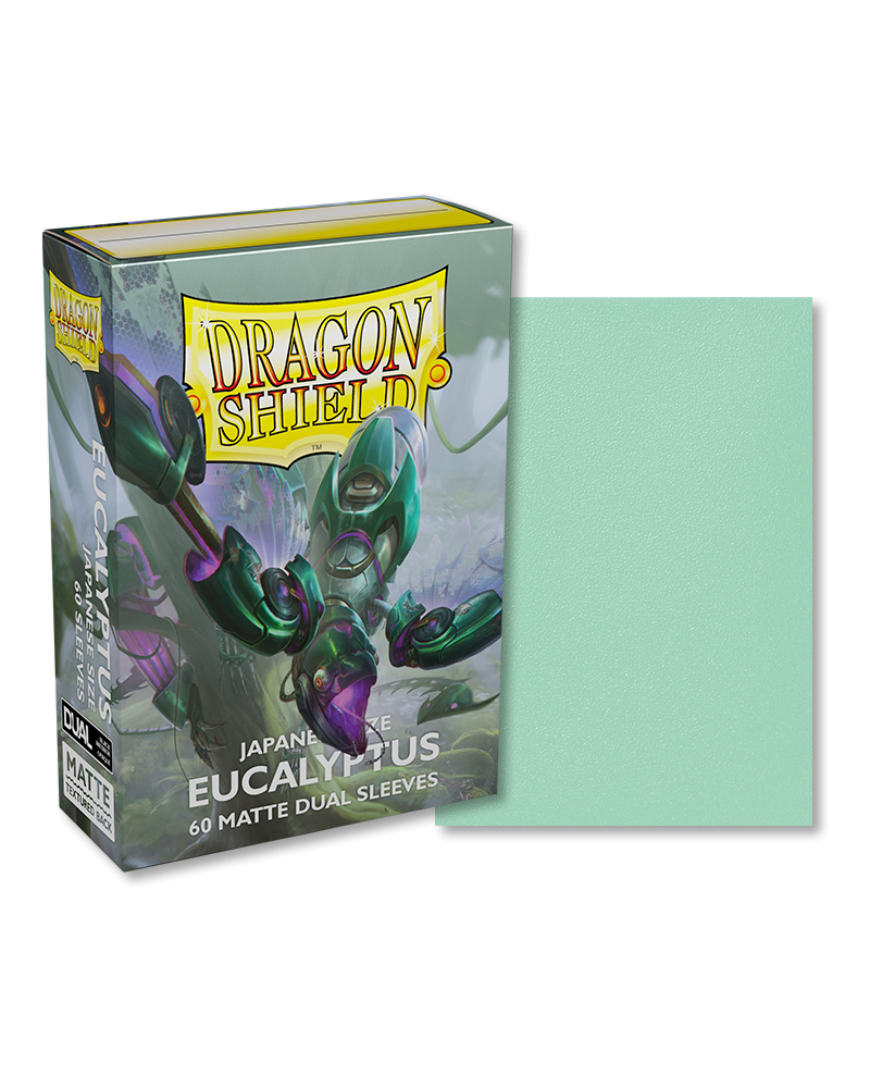 Dragon Shield – Bustine Japanese Size 60 Matte Dual Sleeves (Eucalyptus) image 0