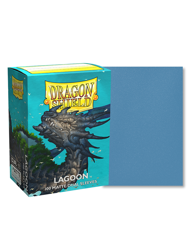 Dragon Shield – Bustine Standard 100 Matte Dual Sleeves (Lagoon) image 0