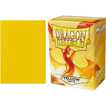 Dragon Shield – Bustine Standard Matte 100 (Yellow) image 0