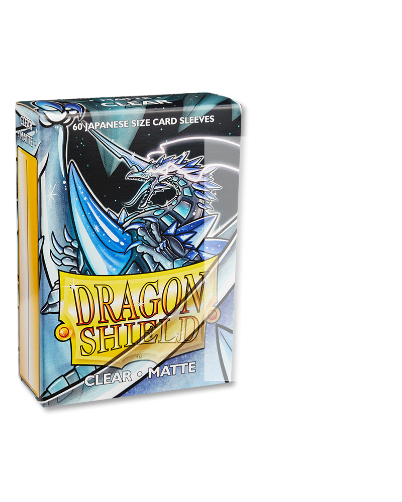 Dragon Shield – Bustine Japanese Size 60 Matte Sleeves (Clear) image 0