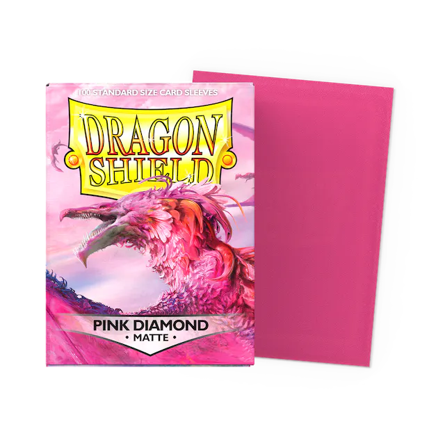 Dragon Shield – Bustine Standard Matte 100 (Pink Diamond) image 0