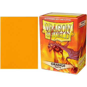 Dragon Shield – Bustine Standard Matte 100 (Orange) image 0