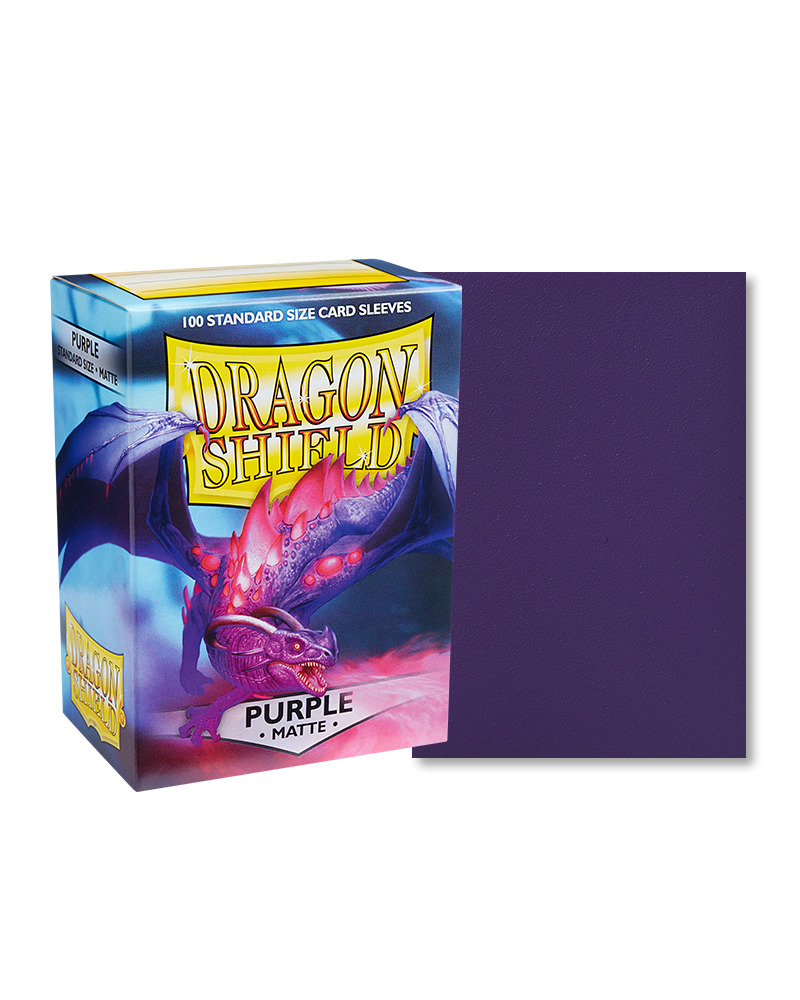 Dragon Shield – Bustine Standard Matte 100 (Purple) image 0