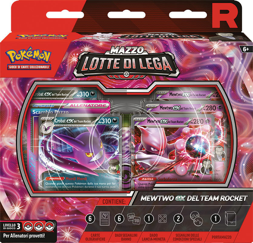 Pokemon - Mazzo Lotta di Lega - Mewtwo Ex del Team Rocket image 0