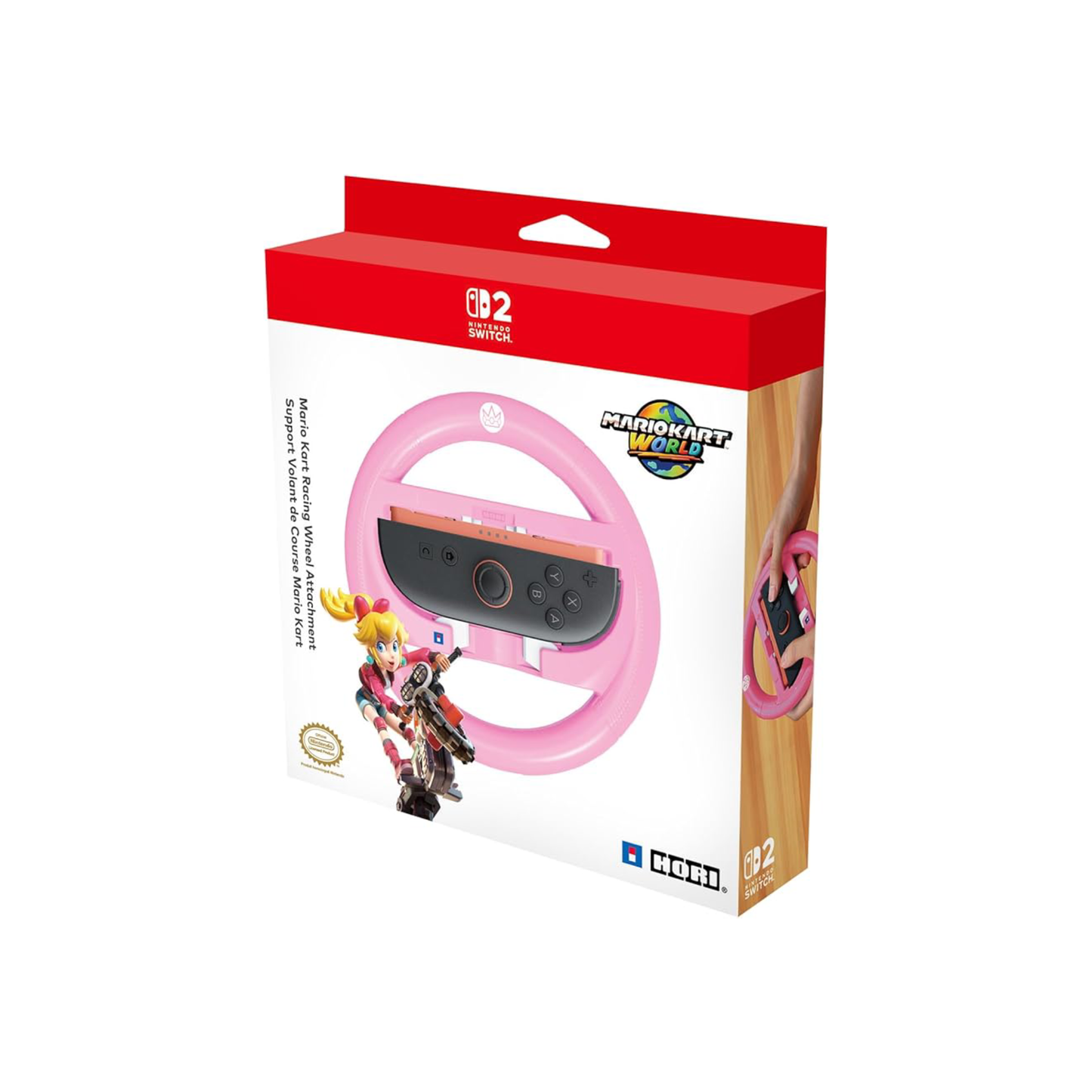 Nintendo Switch 2 - Volante per Joy-Con (versione Peach)