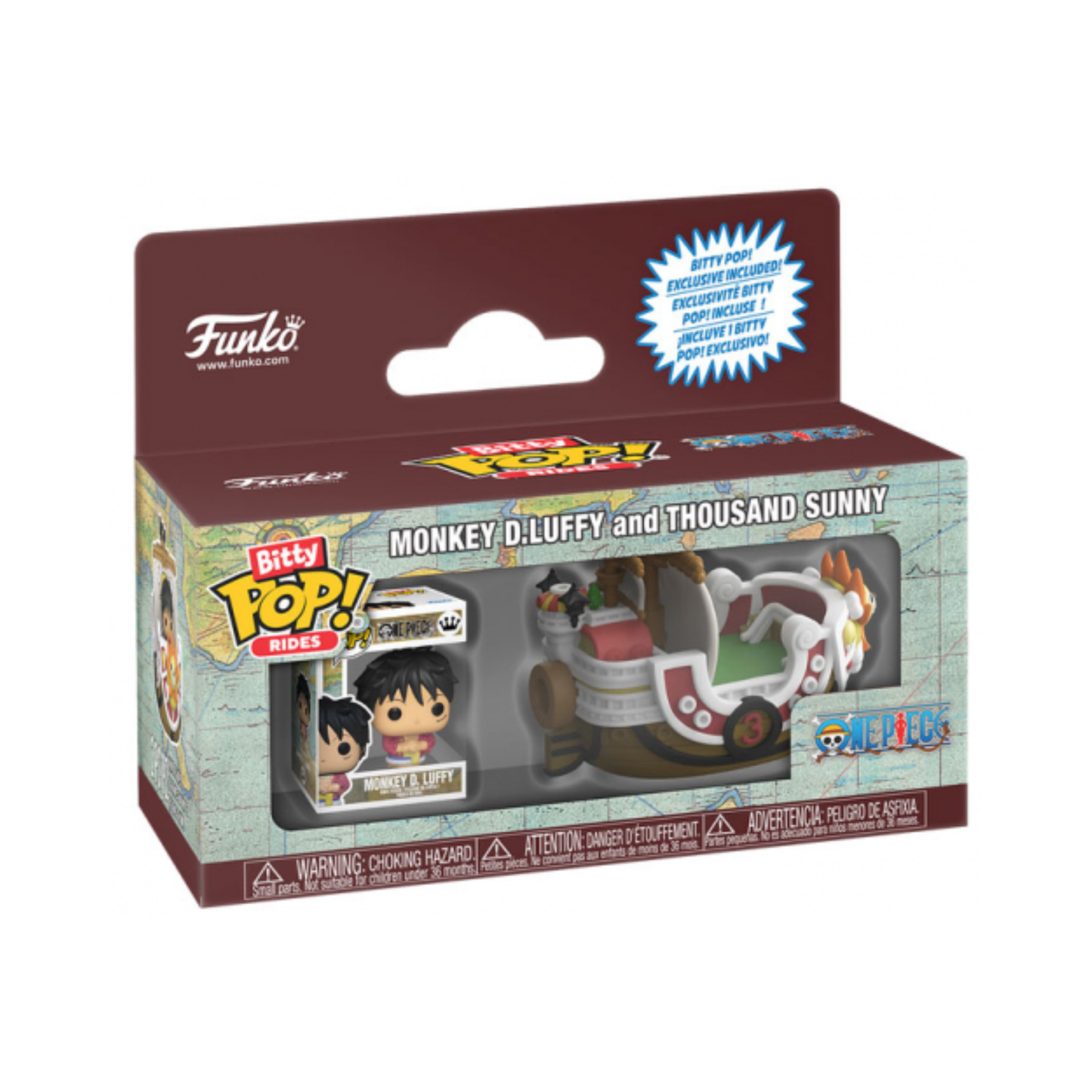One Piece Bitty Pop - Monkey D.Luffy and Thousand Sunny