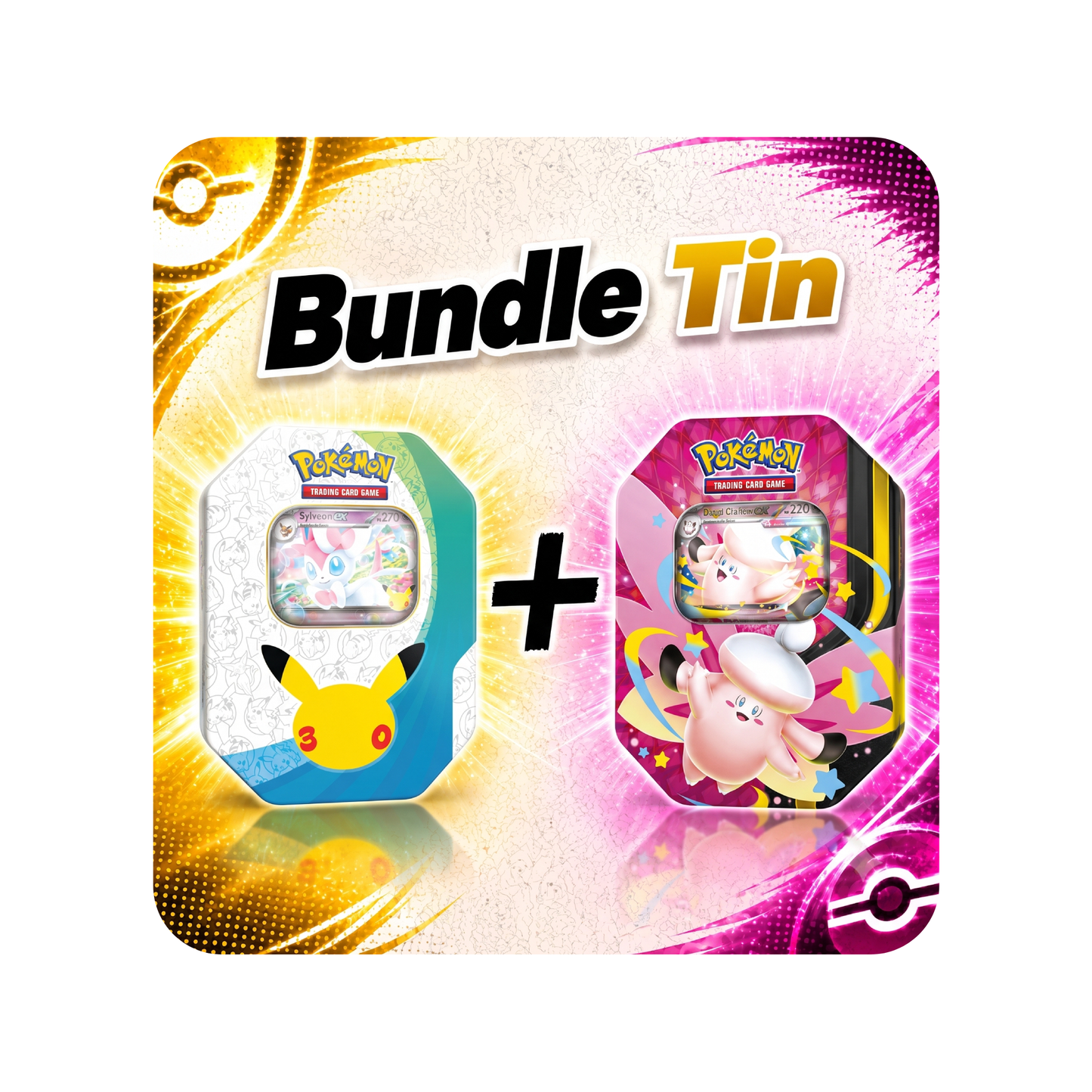 Bundle Tin - Sylveon-Ex + Mega Clefable ex