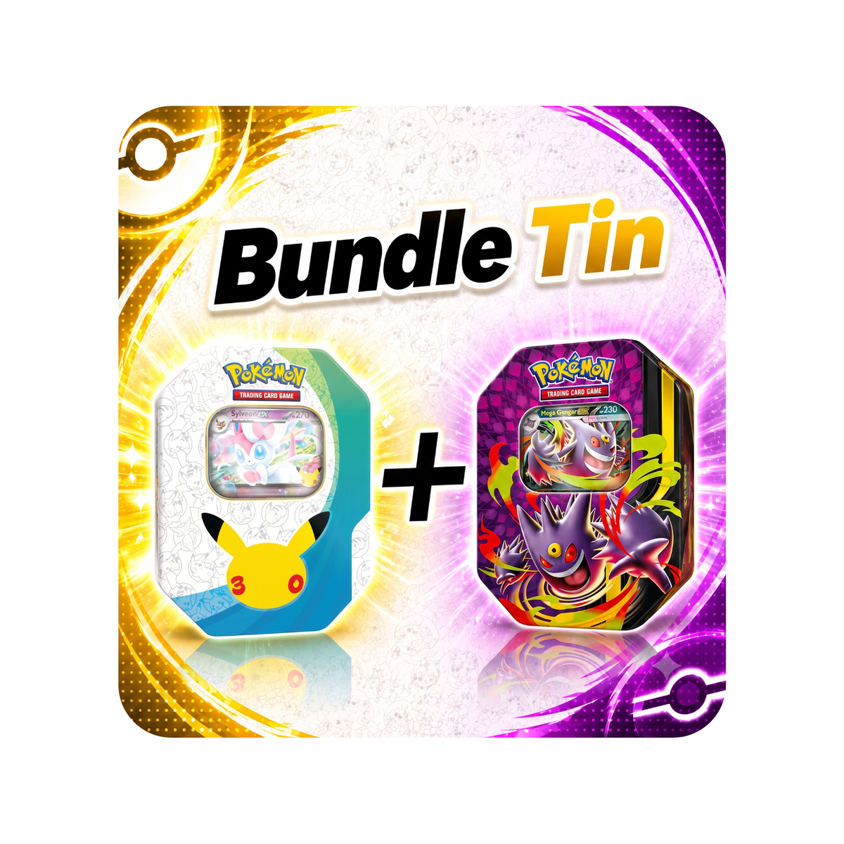 Bundle Tin - Sylveon Ex + Mega Gengar Ex
