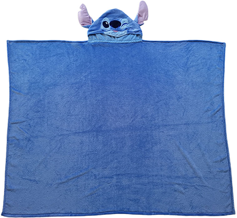Disney Coperta in Pile con Cappuccio - Stitch image 0