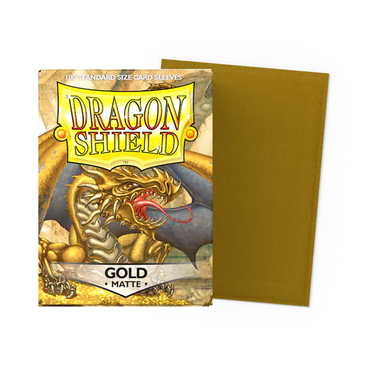 Dragon Shield – Bustine Standard Matte 100 (Gold) image 0