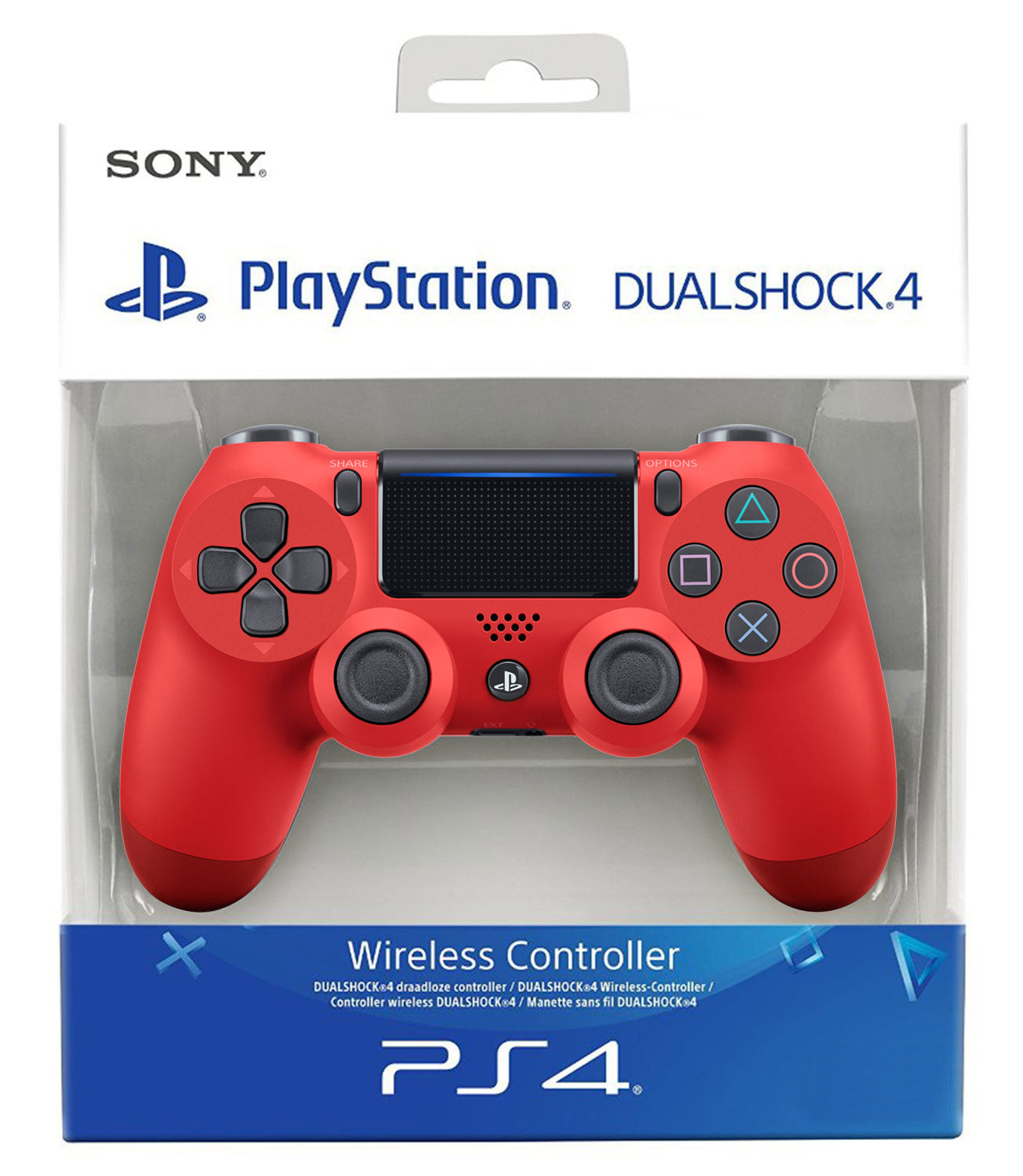 SONY Controller Dual Shock 4 V2 Rosso image 0