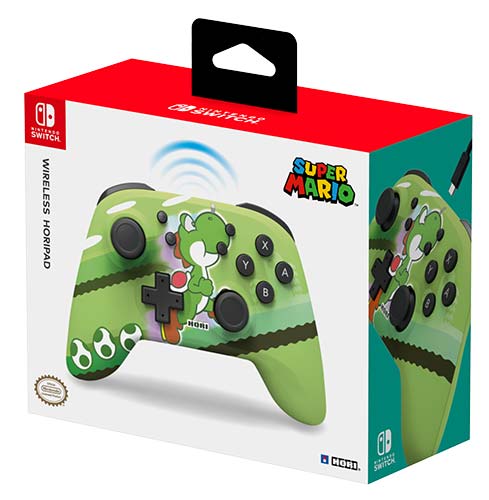 HORI Nintendo Switch Joypad Wireless Super Mario - Yoshi image 0