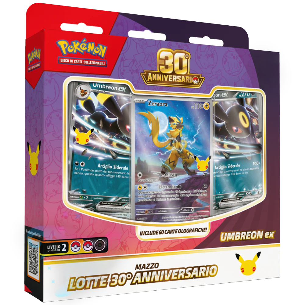 Pokemon - 30° Anniversario - Mazzo Lotte Umbreon-ex image 0