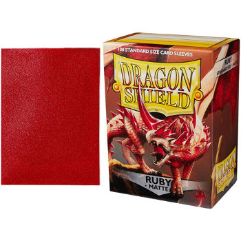 Dragon Shield – Bustine Standard Matte 100 (Ruby) image 0