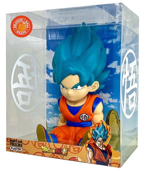 Plastoy Salvadanaio Dragon Ball - Son Goku Super Saiyan Blue image 0