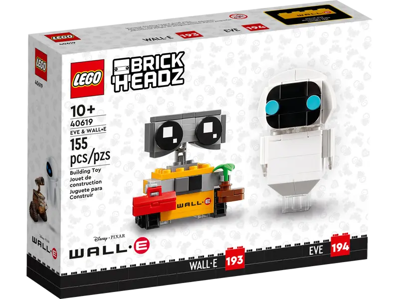 Lego Brick Headz - WALL•E - EVE E WALL•E image 0
