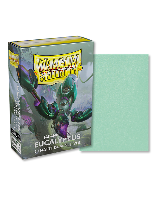 Dragon Shield – Bustine Japanese Size 60 Matte Dual Sleeves (Eucalyptus) image 0