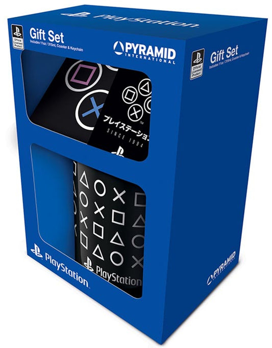 PlayStation Gift Set 3 in 1 - Tazza, portachiavi e sottobicchiere image 0