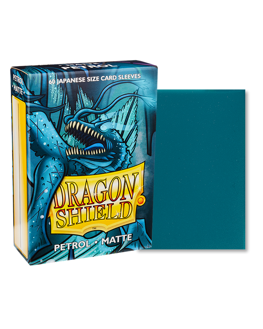 Dragon Shield – Bustine Japanese Size 60 Matte Sleeves (Petrol) image 0