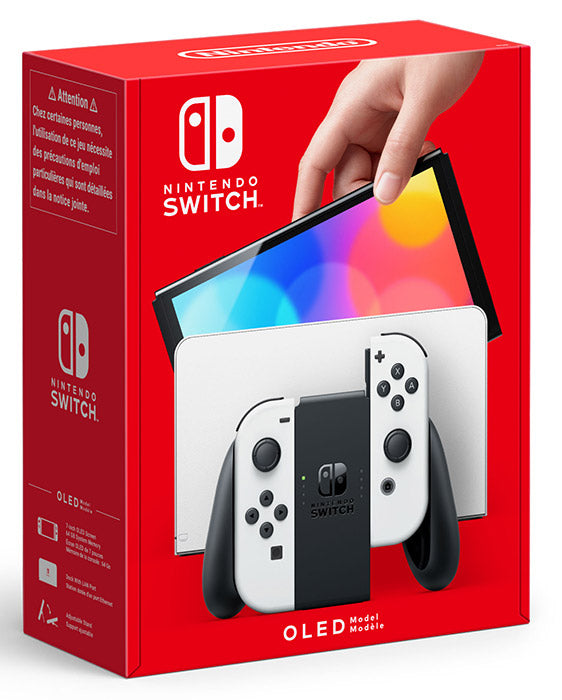 Nintendo Switch OLED Joy-Con Bianco image 0