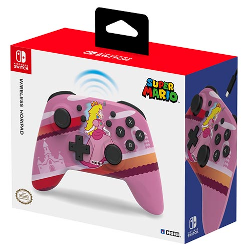 HORI Nintendo Switch Joypad Wireless Super Mario – Peach image 0