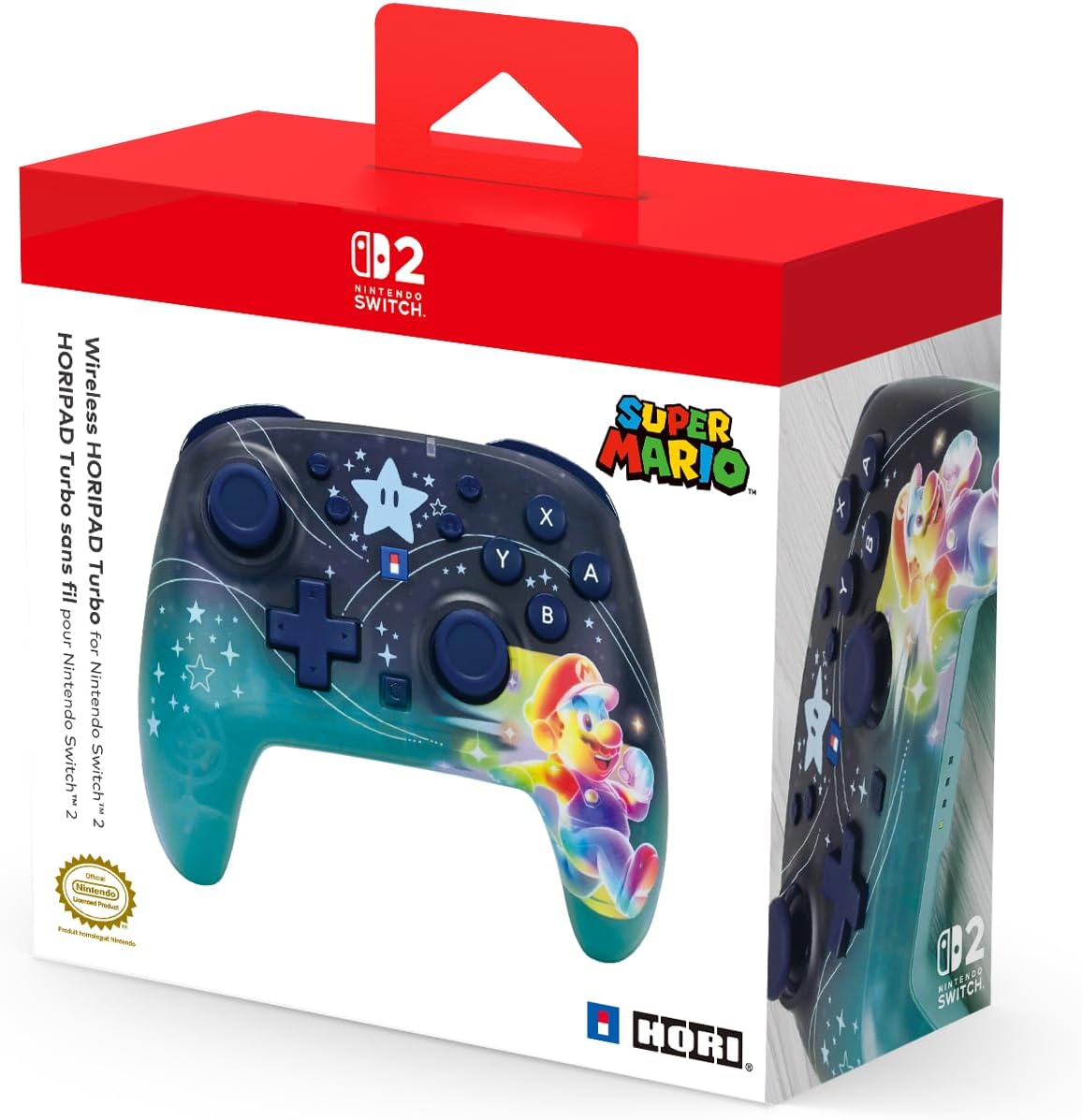Nintendo Switch 2 - Controller Wireless HORIPAD Turbo (Mario Universe)