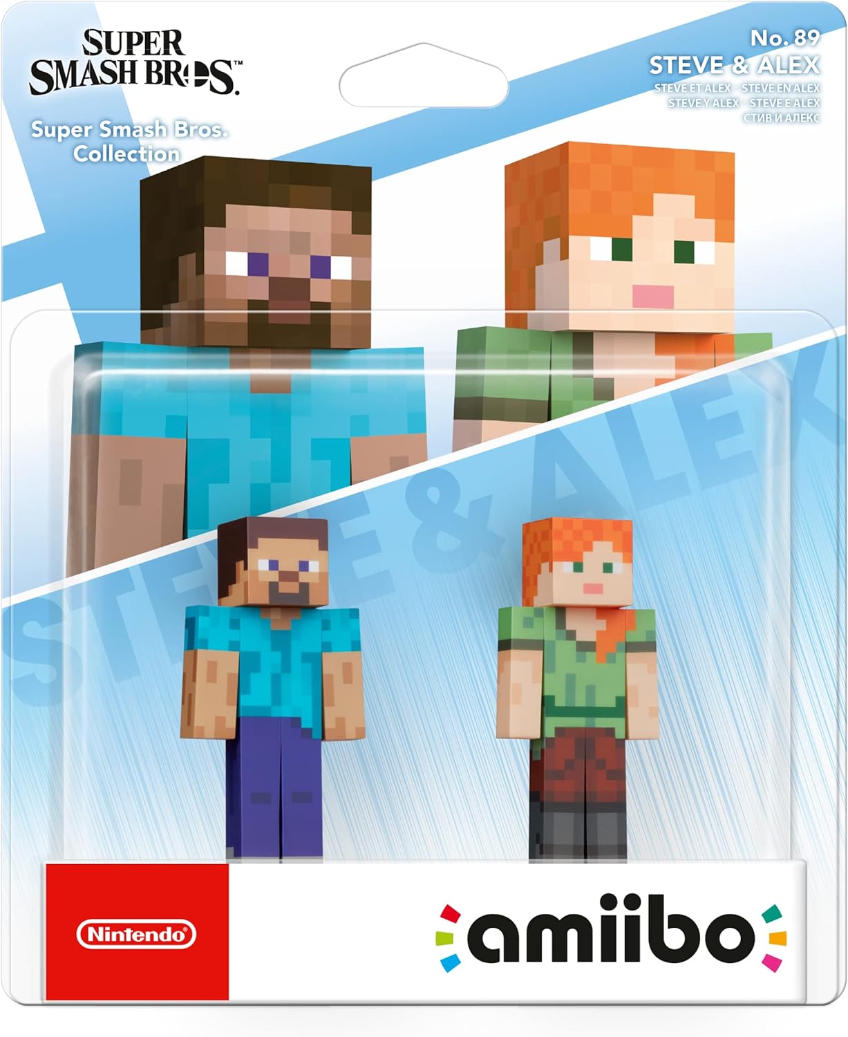 Amiibo Super Smash Bros. – Steve & Alex (Double pack) image 0