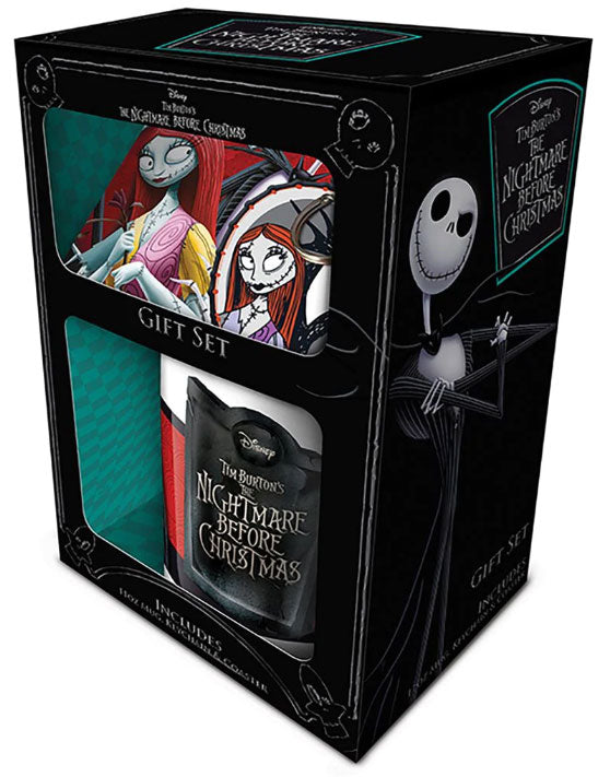 Pyramid Nightmare before Christmas Gift Set 3 in 1 -  Tazza, portachiavi e sottobicchiere Jack & Sally image 0