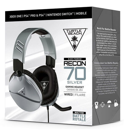 Turtle beach Gaming Headset Cuffie + Microfono Recon 70 - Silver image 0