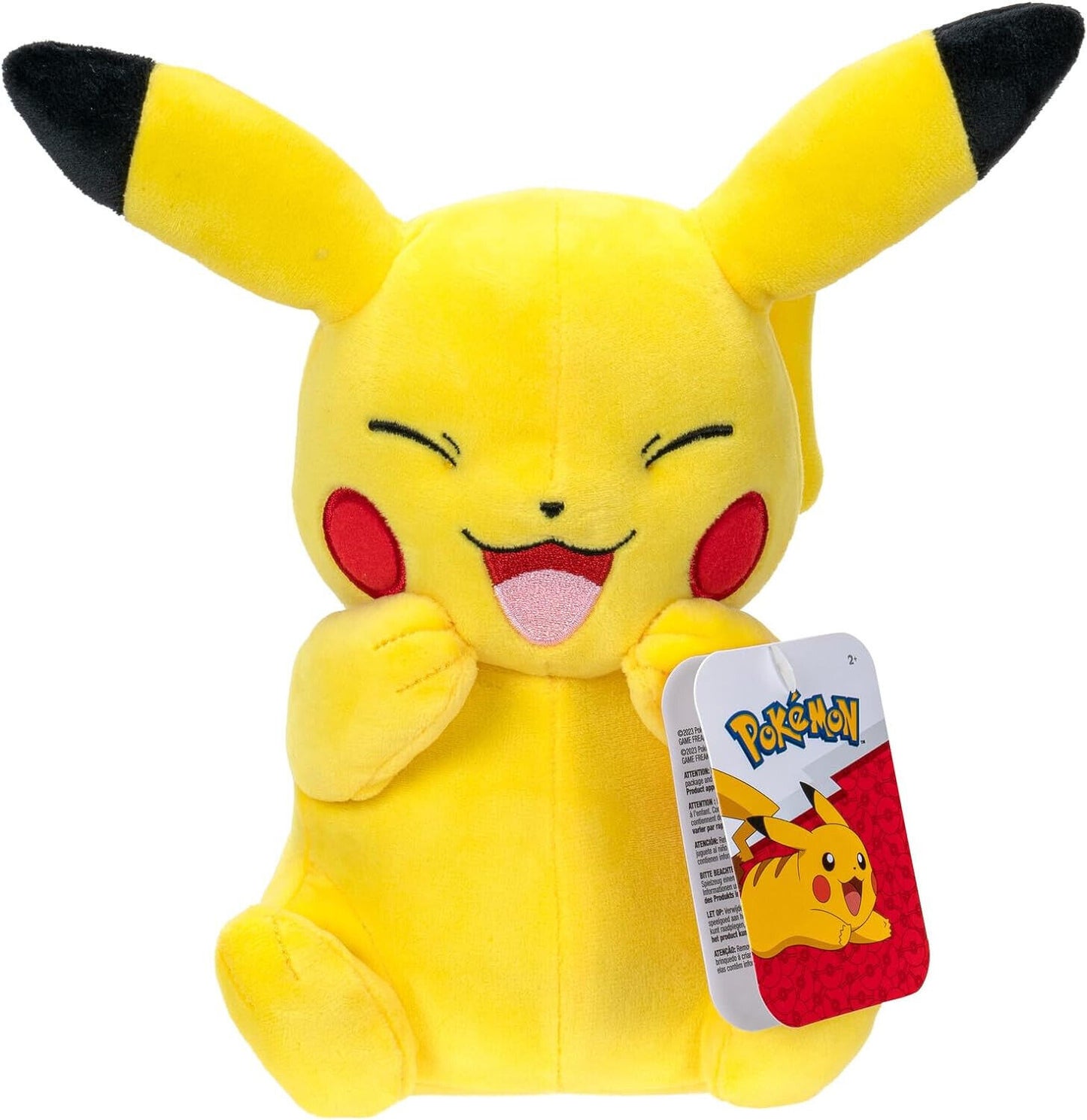 Pokémon Peluche 20 cm - Pikachu sorridente image 0