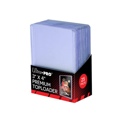 Toploader Bordo Trasparente 3" x 4" Clear Regular (25 Pcs) image 1