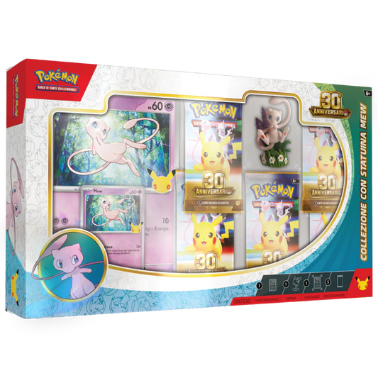 Pokemon - 30° Anniversario - Collezione con statuina Mew image 0