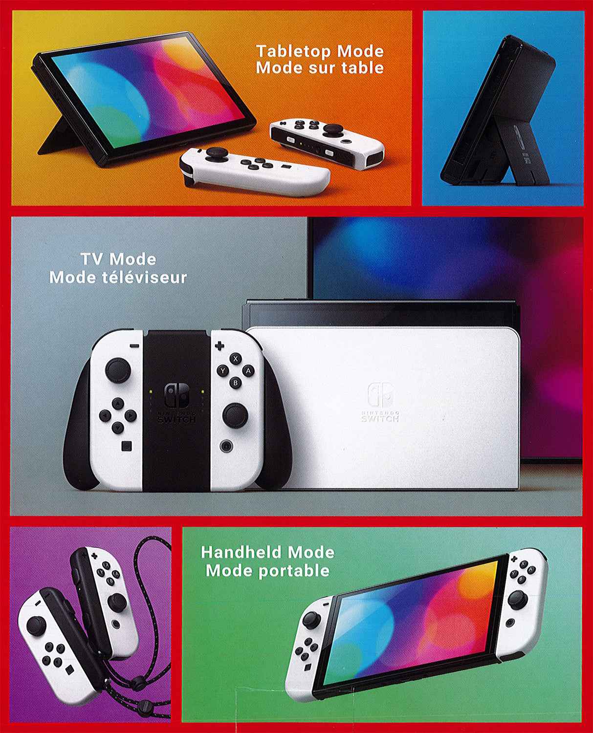 Nintendo Switch OLED Joy-Con Bianco image 1