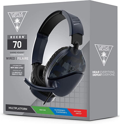 Turtle Beach Gaming Headset Cuffie + Microfono Force Recon 70P - Blue Camo image 0
