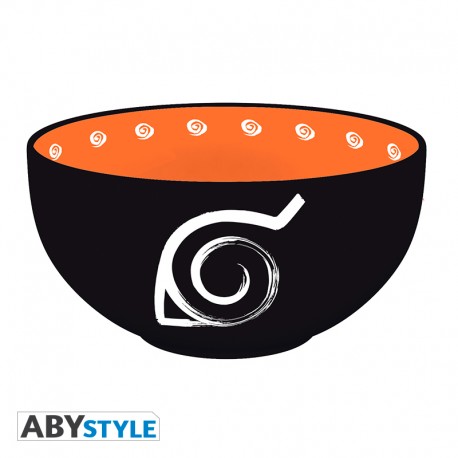 Abystyle Naruto Shippuden Bowl 600 ml - Logo Konoha image 1