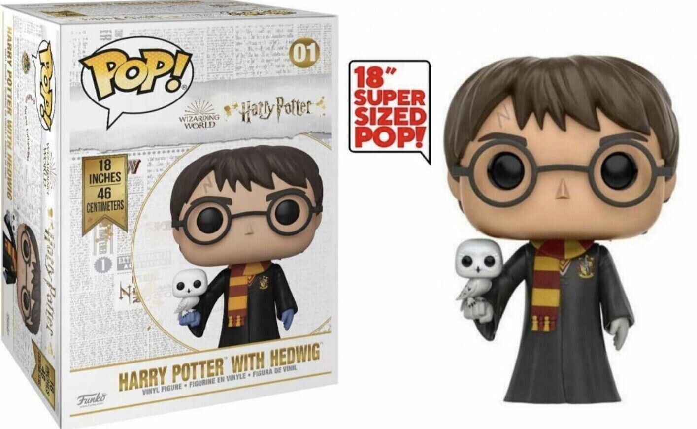 Funko Giants - Harry Potter 01 - Harry Potter With Hedwig image 0
