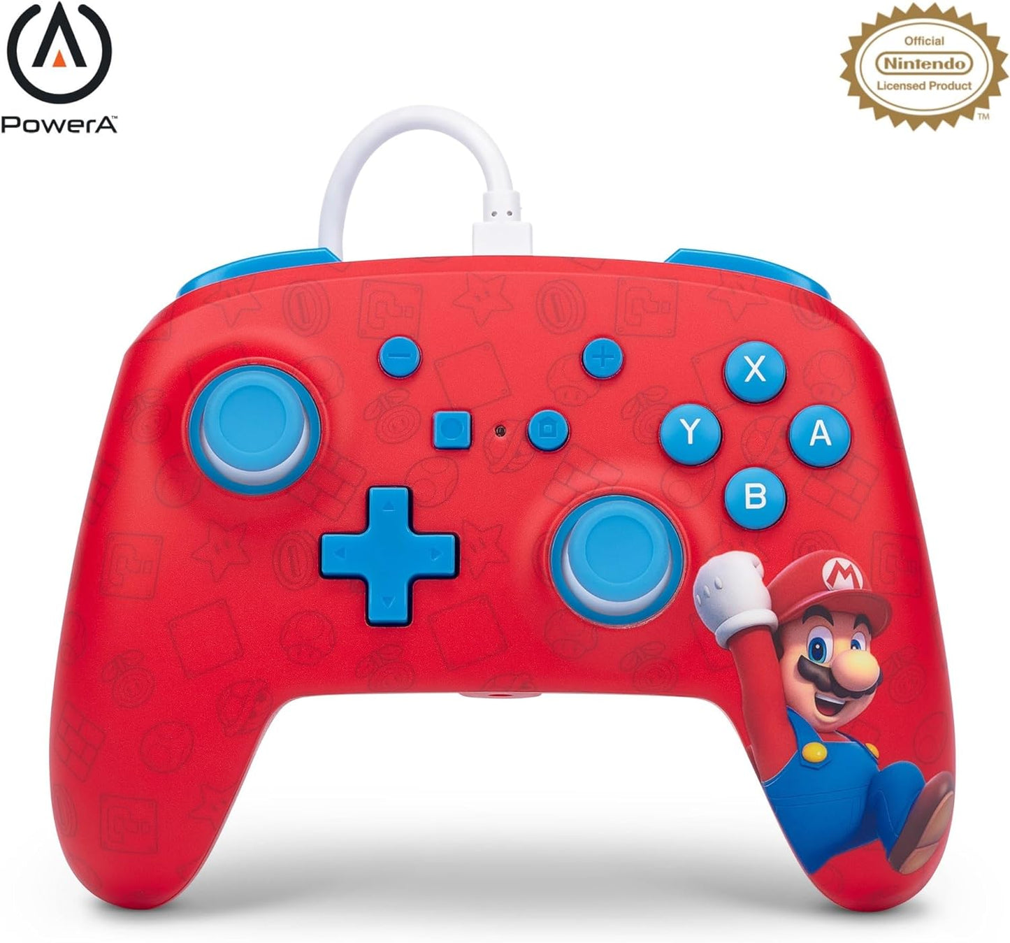 PowerA Controller cablato avanzato per Nintendo - Super Mario image 0