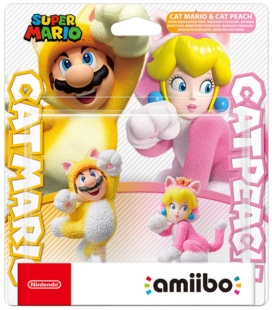 Amiibo Super Mario - Pack 2 in 1 Cat Mario & Cat Peach image 0
