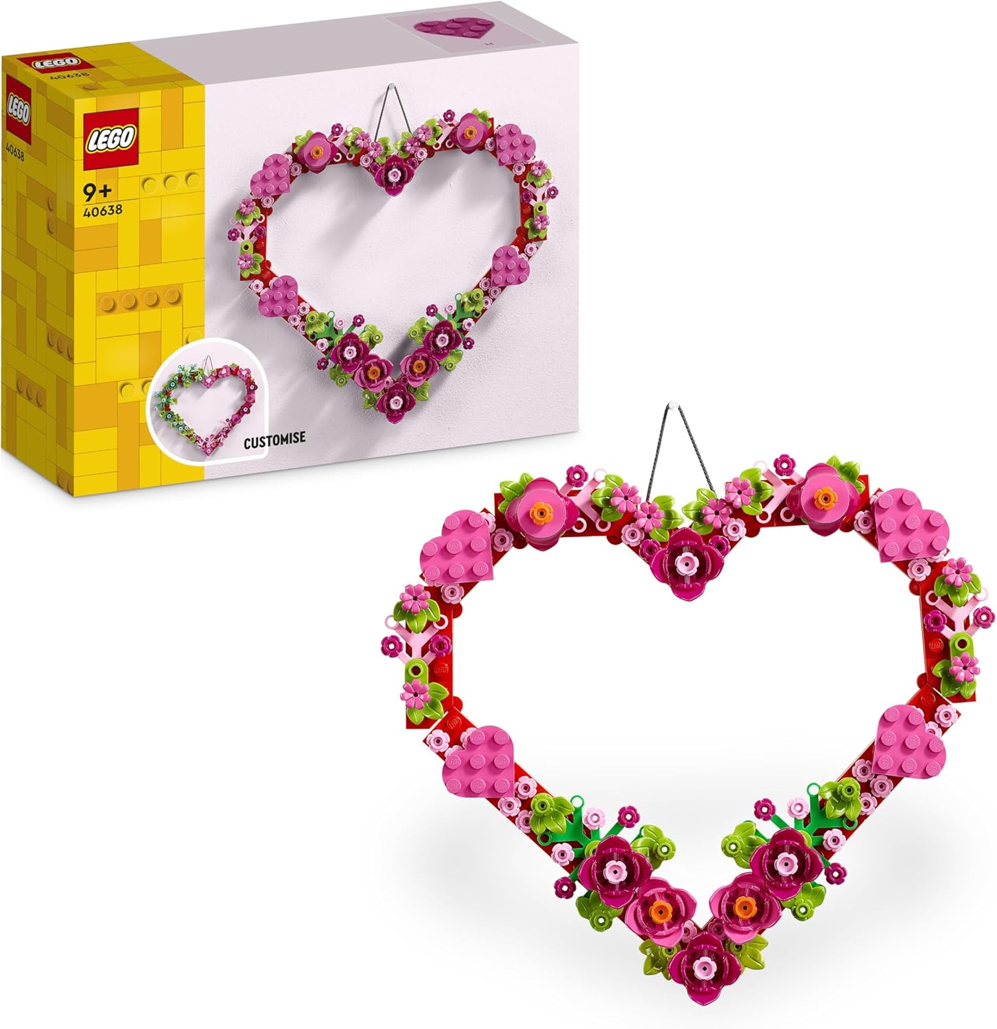Lego Flowers - Cuore Ornamento image 1
