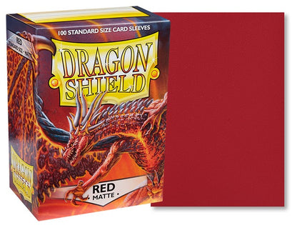 Dragon Shield - Bustine Standard Matte 100 (Red) image 0