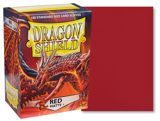 Dragon Shield - Bustine Standard Matte 100 (Red) image 0