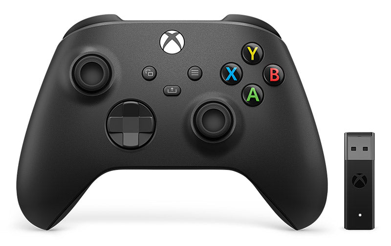 MICROSOFT Controller Wireless + Adattatore Windows Xbox / PC - Nero image 0