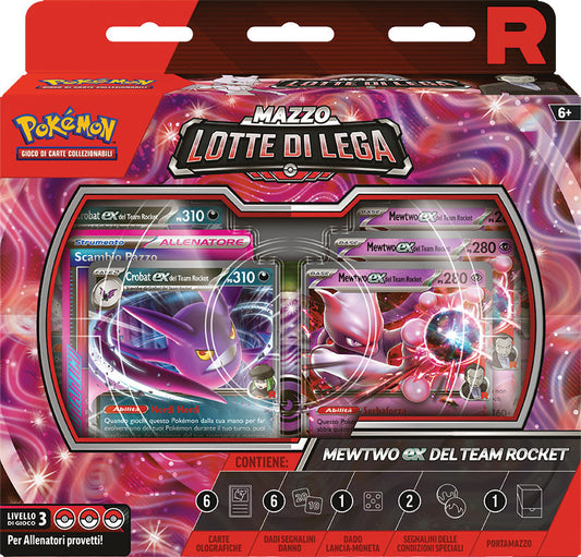 Pokemon - Mazzo Lotta di Lega - Mewtwo Ex del Team Rocket image 0