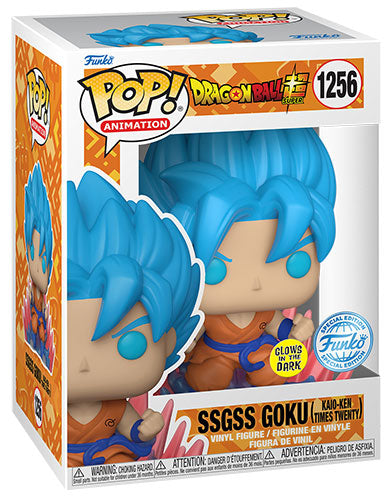 Dragon Ball Super 1256 - SSGSS Goku (Kaio-Ken) image 0