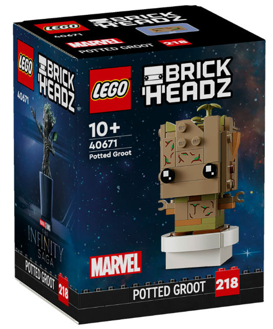 Lego Brick Headz - Marvel - Groot In Vaso image 0