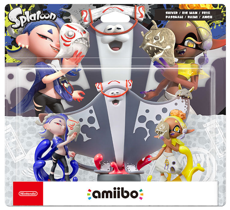 Amiibo Splatoon 3 - Pack 3 in 1 Shiver - Big Man - Frye image 0