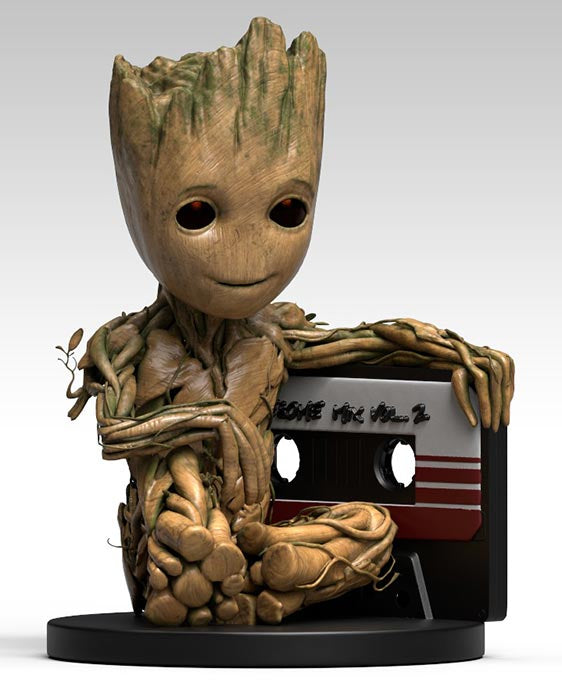 Salvadanaio Marvel - Baby Groot con Cassetta image 0