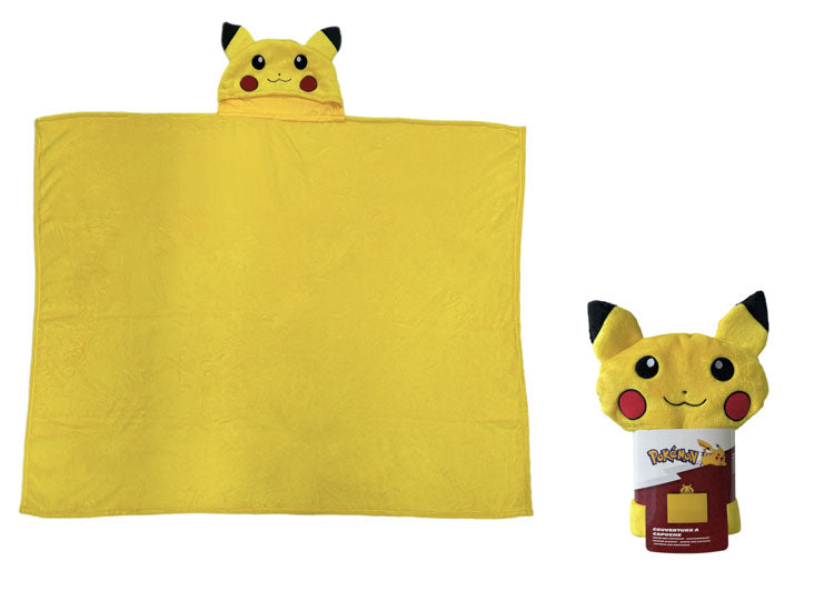 Pokemon Coperta in pile con cappuccio - Pikachu image 0