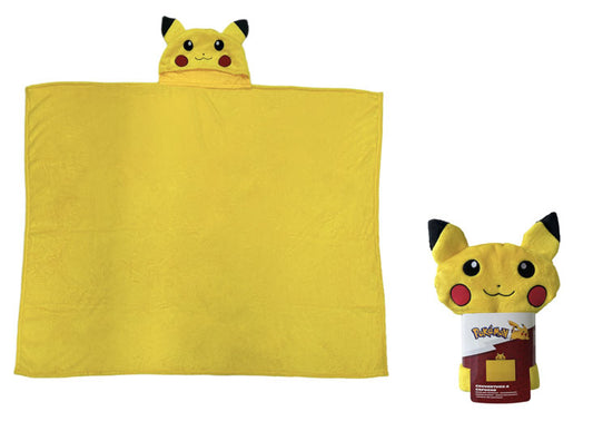 Pokemon Coperta in pile con cappuccio - Pikachu image 0